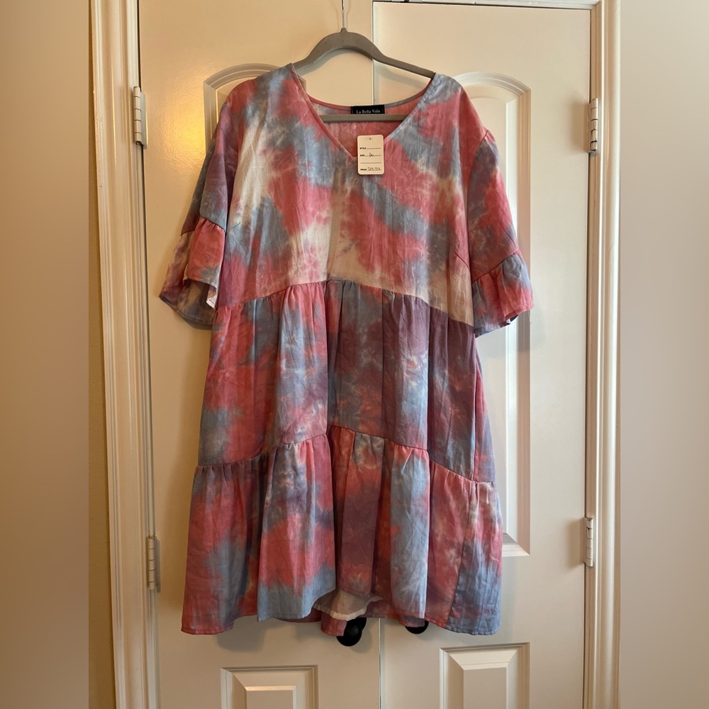 Cotton candy print dress—very cute!!!